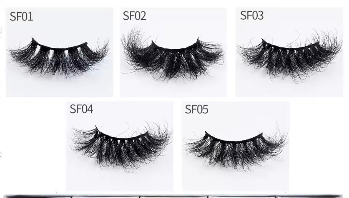 25mm Strip Lashes