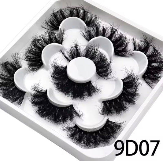5 Pack 25mm Strip Lashes