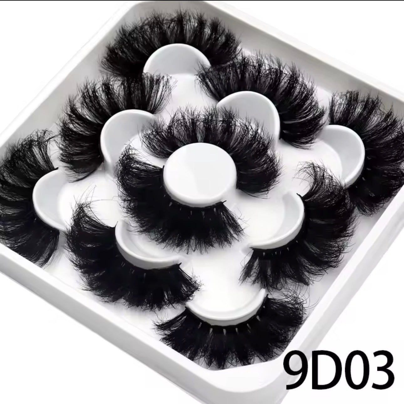 5 Pack 25mm Strip Lashes