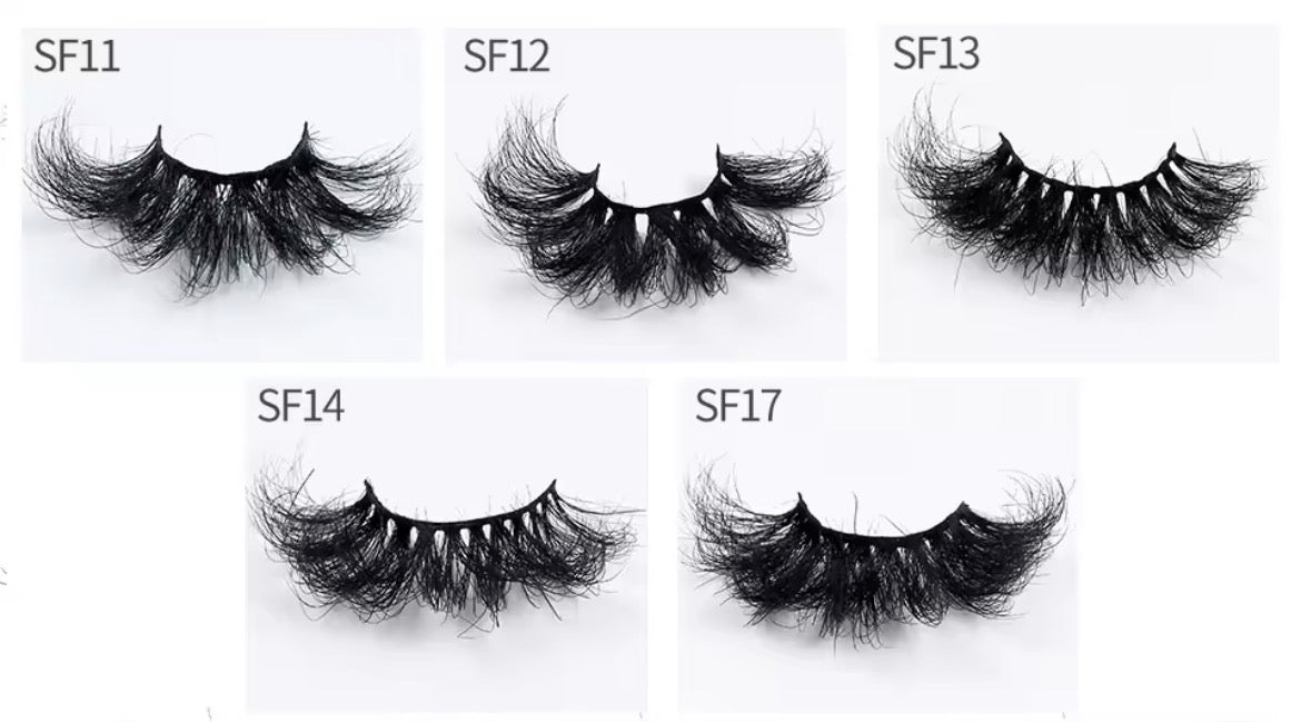 25mm Strip Lashes