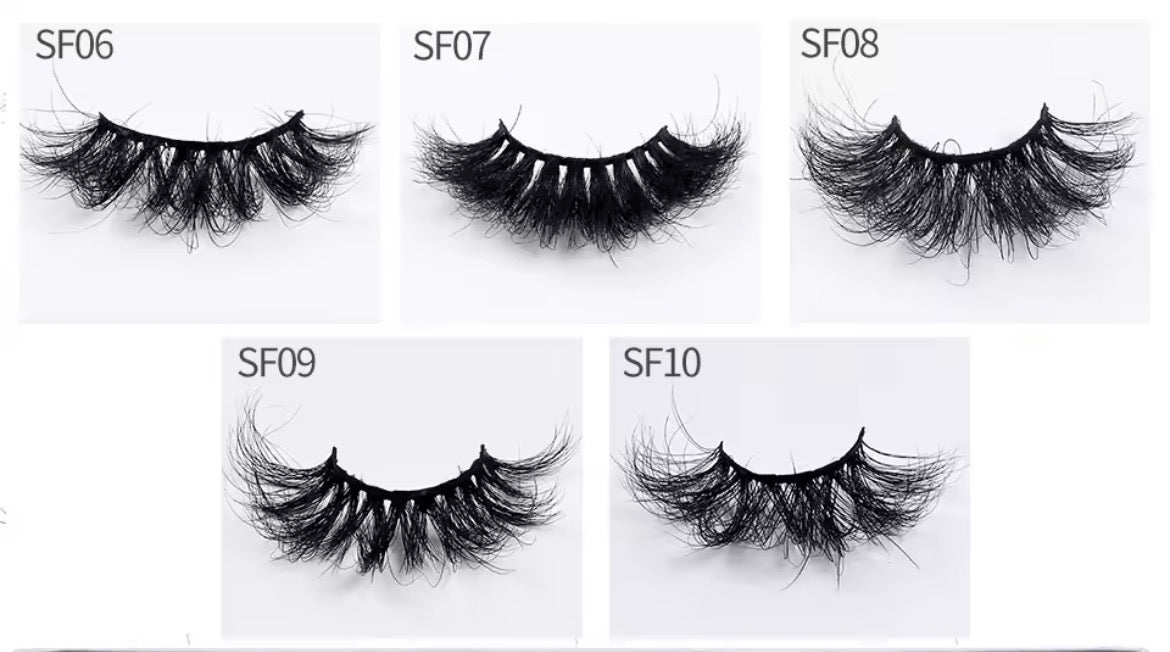 25mm Strip Lashes